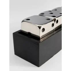 Deko Objekt Dices Silber 20X6Cm