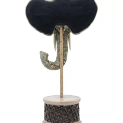 Deko Objekt Elephant Head Pearls 49Cm