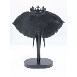Deko Objekt Elephant Royal Schwarz 57Cm
