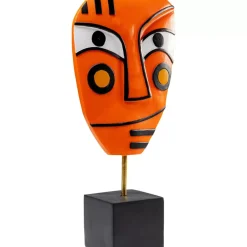 Deko Objekt Face Orange 50Cm