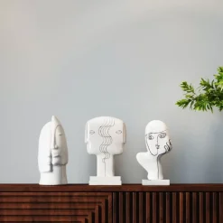 Deko Objekt Face Siblings 30Cm
