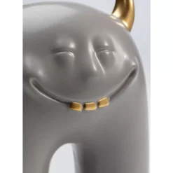 Deko Objekt Funny Teeth Grau 15Cm