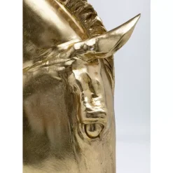 Deko Objekt Horse Face Gold 72Cm