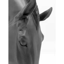 Deko Objekt Horse Face Schwarz 57Cm