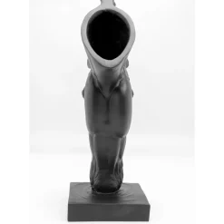 Deko Objekt Horse Face Schwarz 72Cm