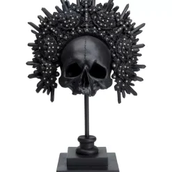 Deko Objekt King Skull Schwarz