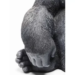 Deko Objekt Monkey Gorilla Side Medium Schwarz