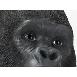 Deko Objekt Monkey Gorilla Side Medium Schwarz