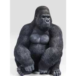 Deko Objekt Monkey Gorilla Side Xl Schwarz