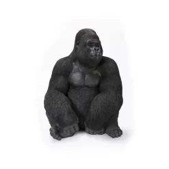 Deko Objekt Monkey Gorilla Side Xl Schwarz