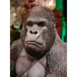 Deko Objekt Monkey Gorilla Side Xl Schwarz