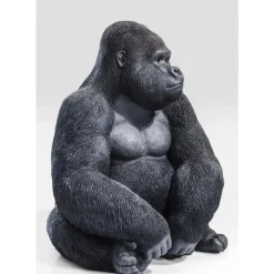Deko Objekt Monkey Gorilla Side Xl Schwarz