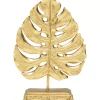 Deko Objekt Monstera Leaf Gold 26Cm