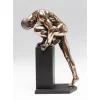 Deko Objekt Nude Man Stand Bronze 35Cm