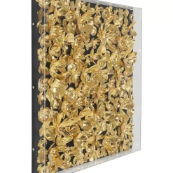 Deko Rahmen Gold Flower 60X60Cm