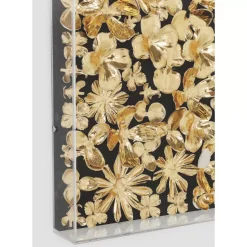 Deko Rahmen Gold Flower 120X120Cm