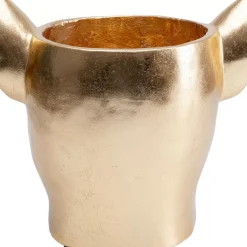 Deko Ubertopf Bulldog Gold