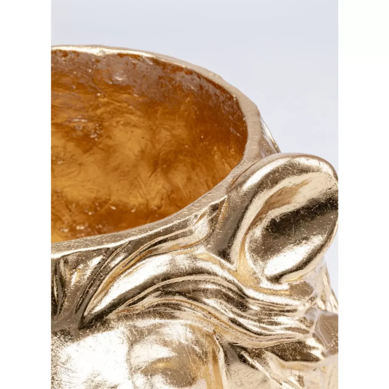 Deko Ubertopf Lion Gold