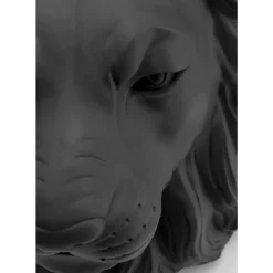 Deko Ubertopf Lion Schwarz