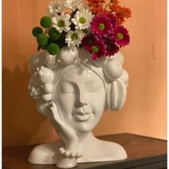 Deko Vase Fruity Weis 29Cm