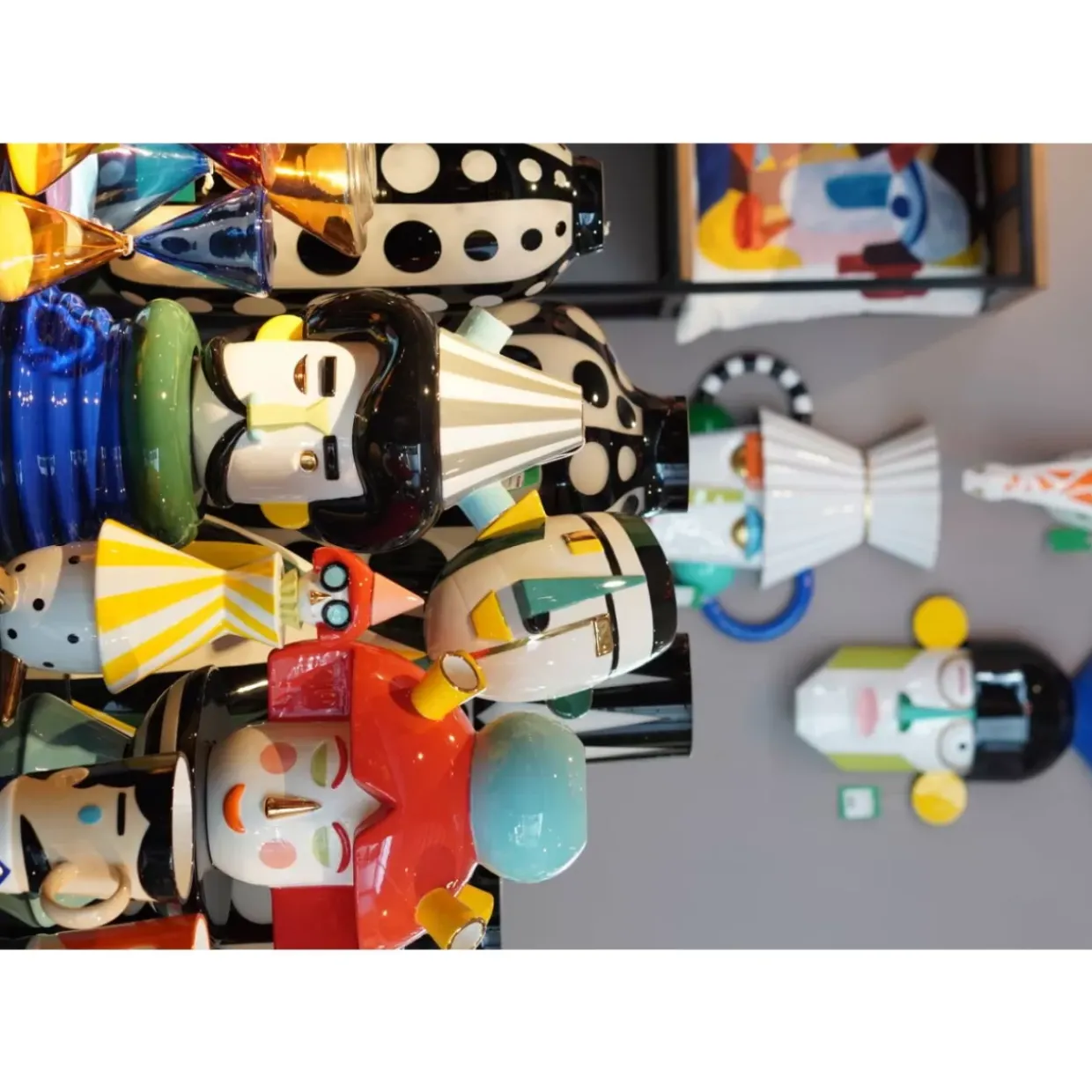 Deko Vase Puppet Girl 36Cm