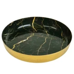 Dekoschale Marmoroptik,Eisen