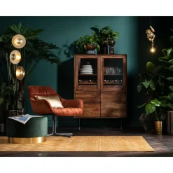 Drehsessel Bristol Rostrot