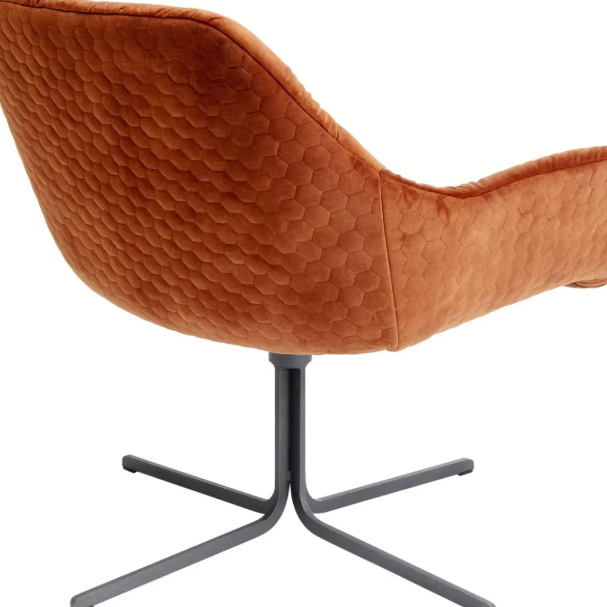 Drehsessel Bristol Rostrot