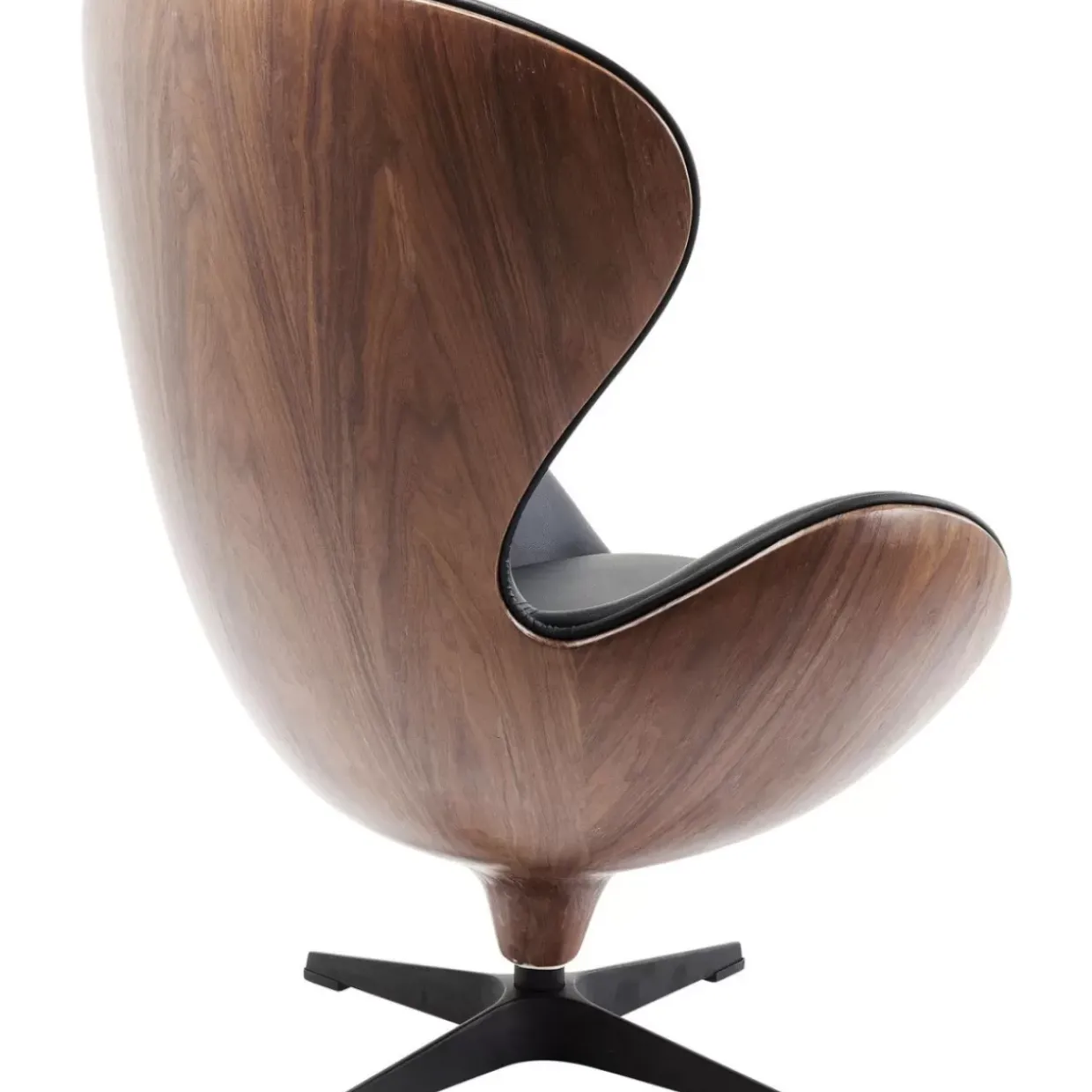 Drehsessel Lounge Black Walnut