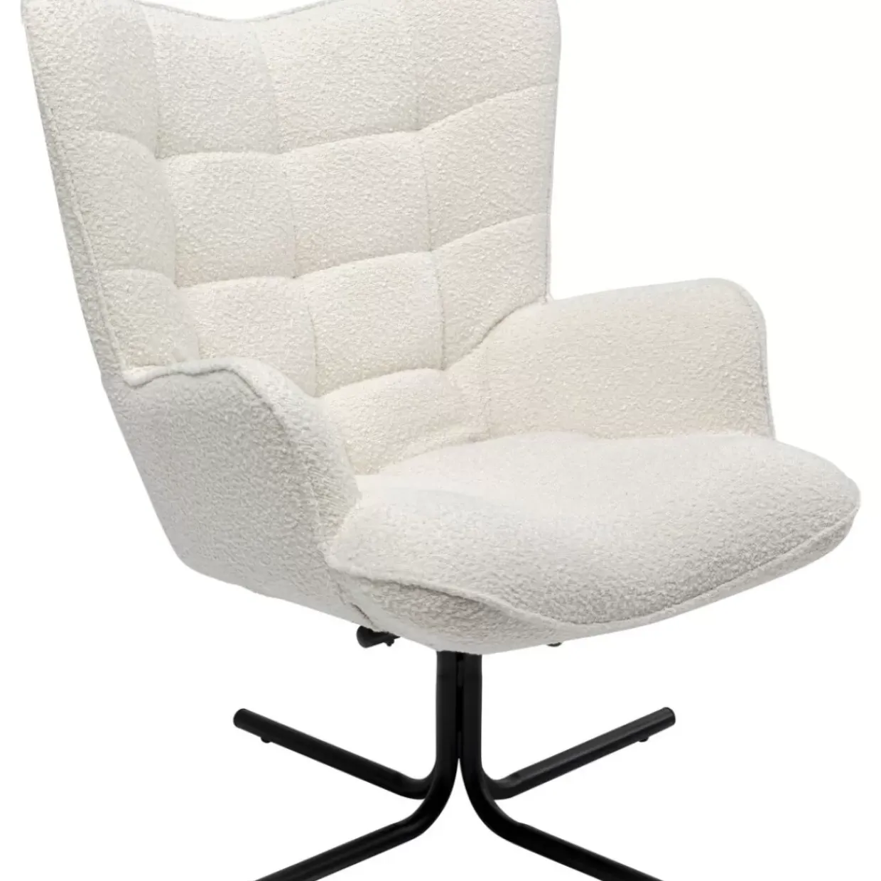 Drehsessel Oscar Boucle Creme