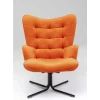 Drehsessel Oscar Velvet Orange