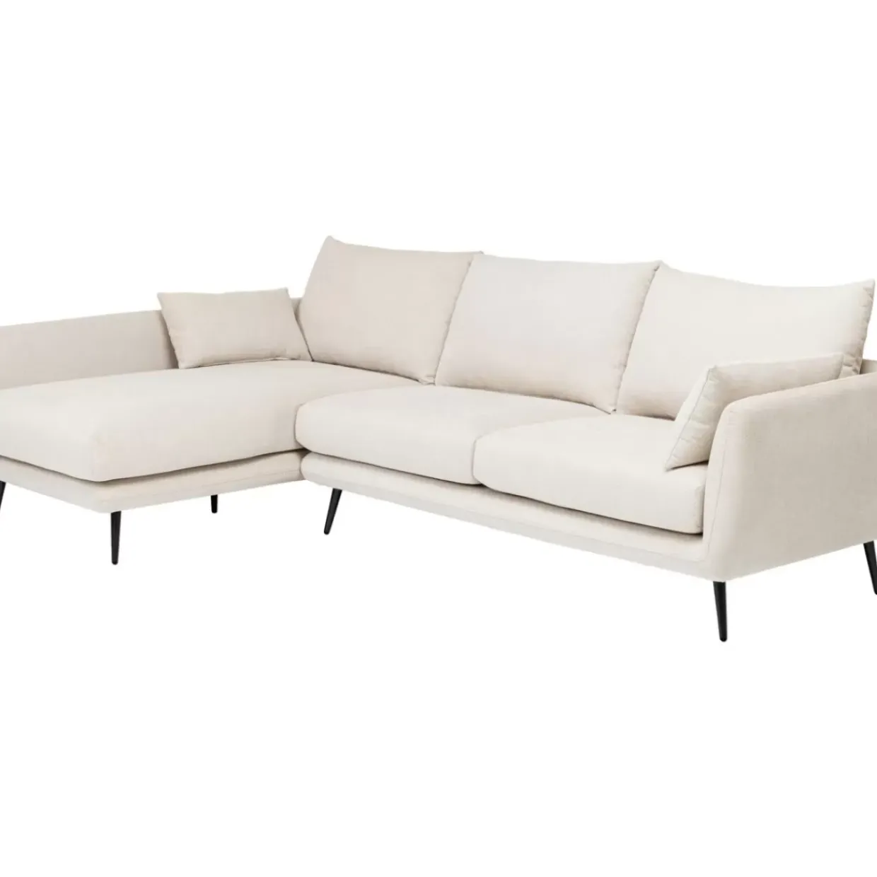 Ecksofa Amalfi Links Creme 275Cm