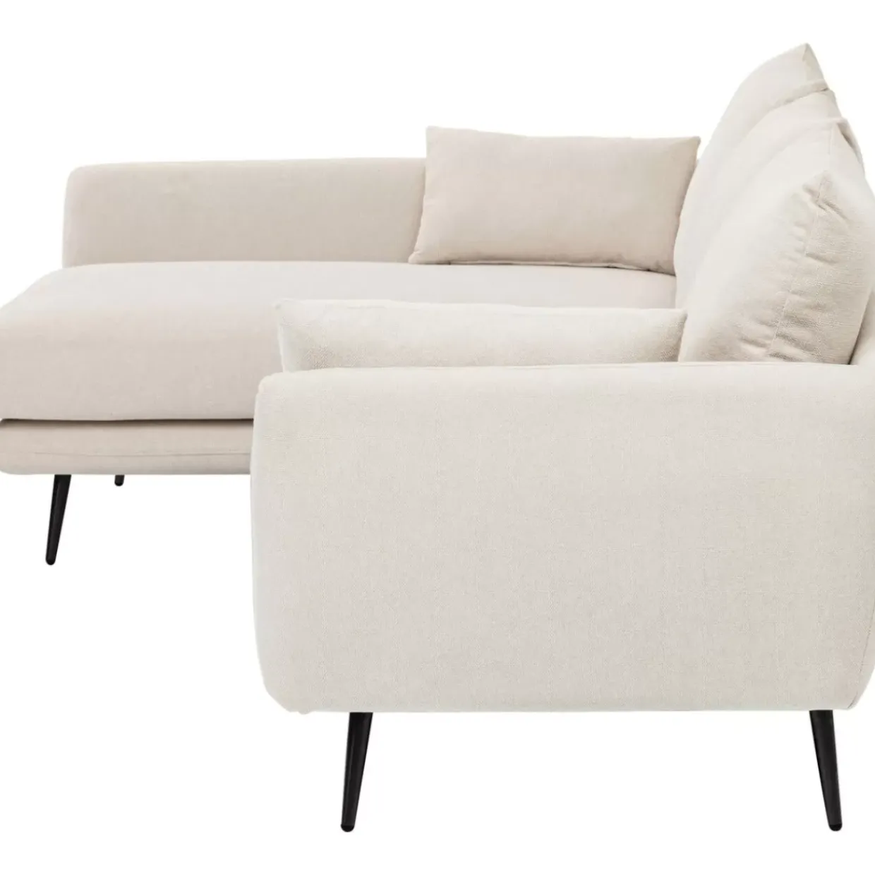 Ecksofa Amalfi Links Creme 275Cm