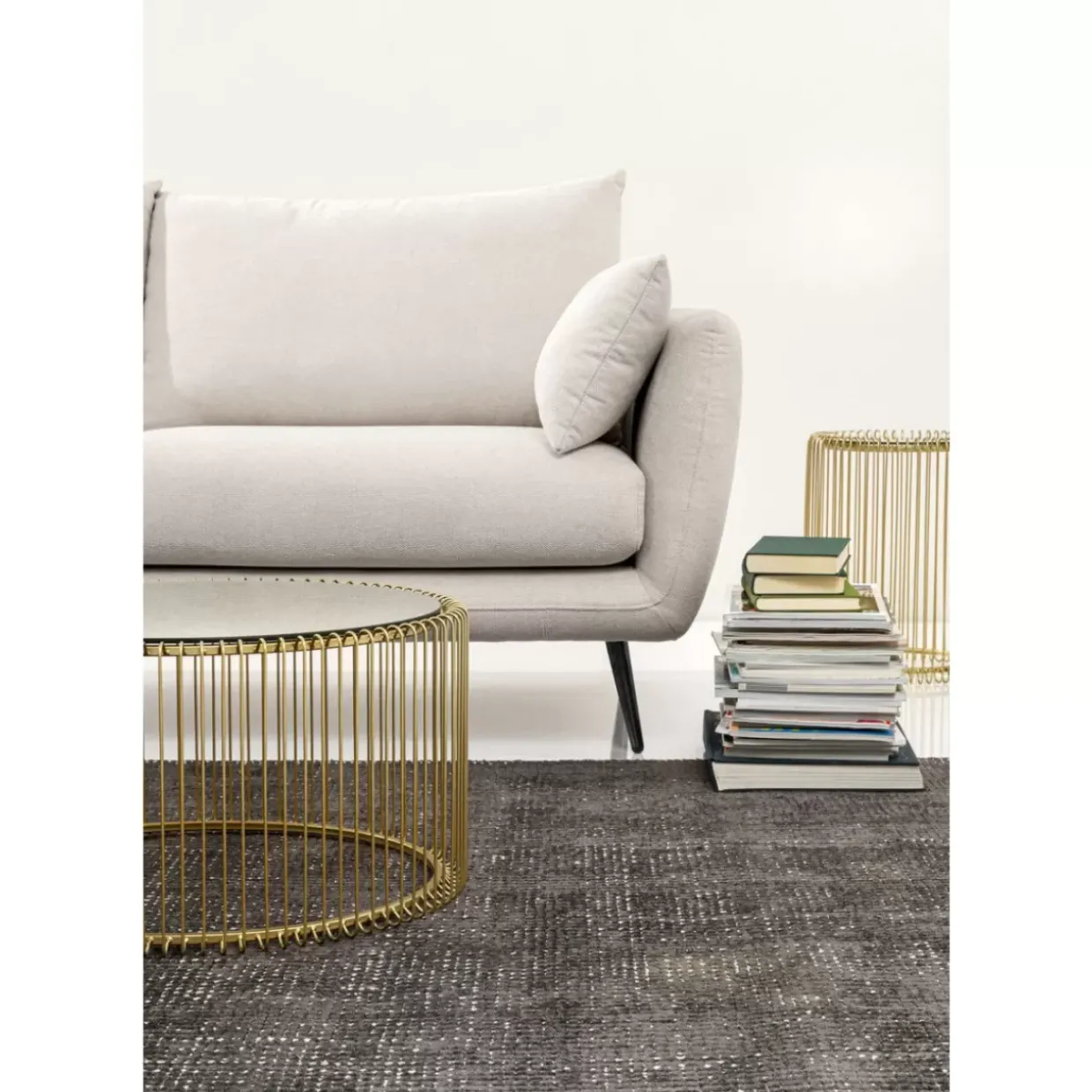 Ecksofa Amalfi Links Creme 275Cm