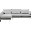 Ecksofa Amalfi Links Grau 275Cm