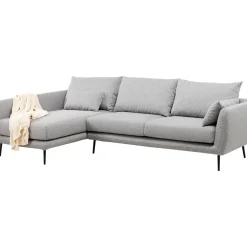 Ecksofa Amalfi Links Grau 275Cm