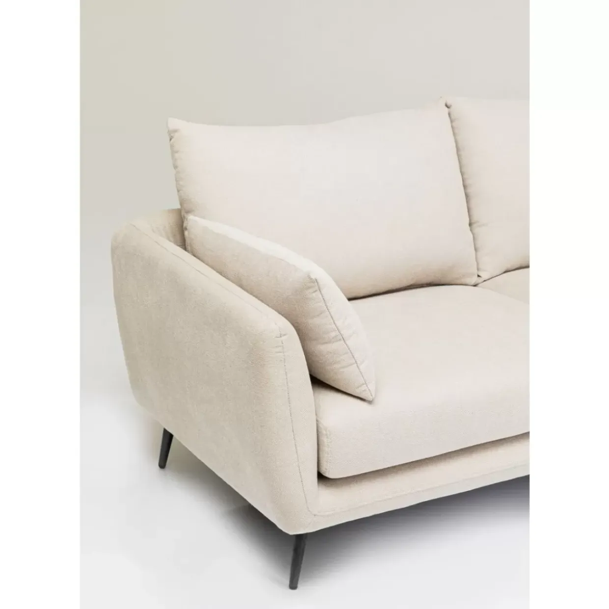 Ecksofa Amalfi Rechts Creme 275Cm