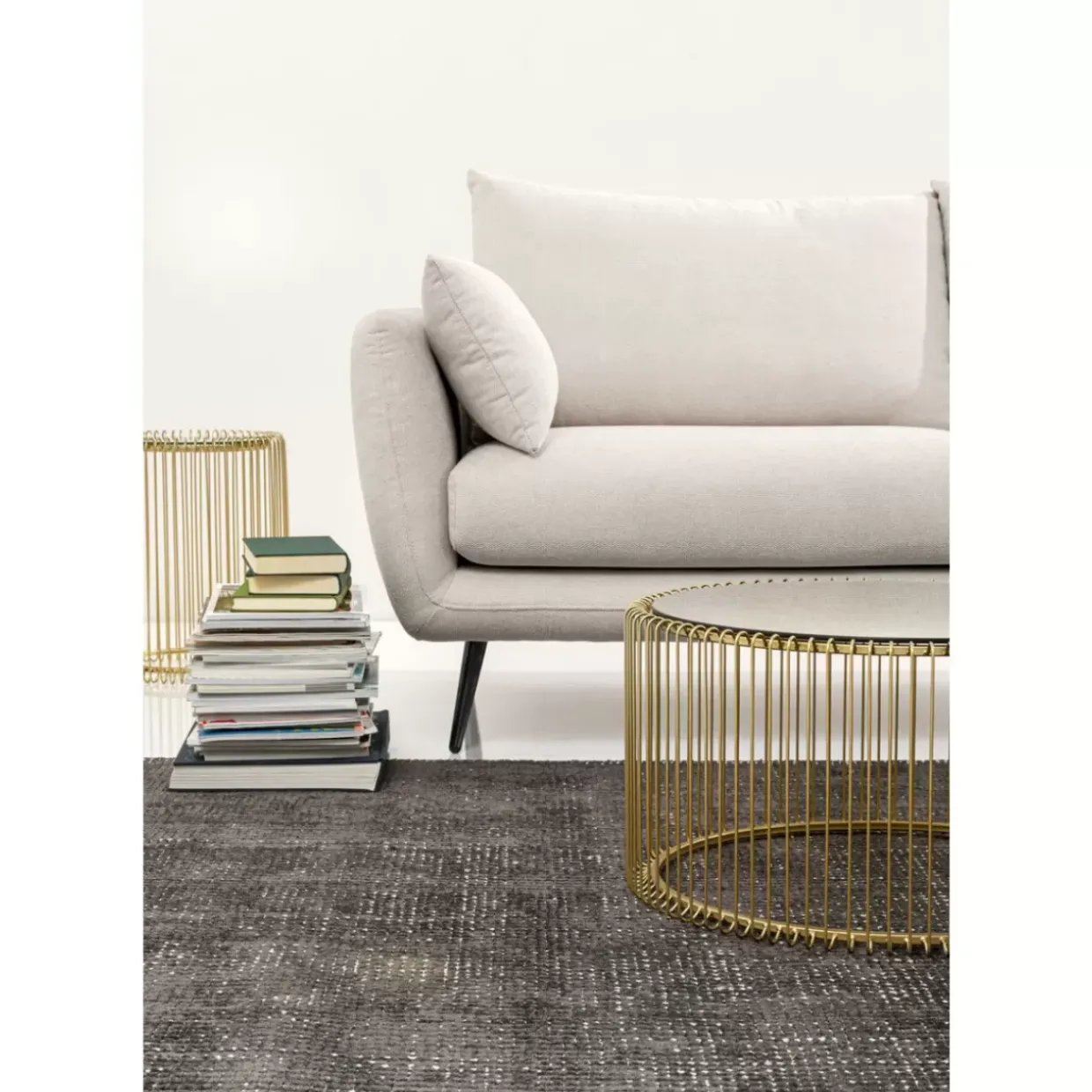 Ecksofa Amalfi Rechts Creme 275Cm