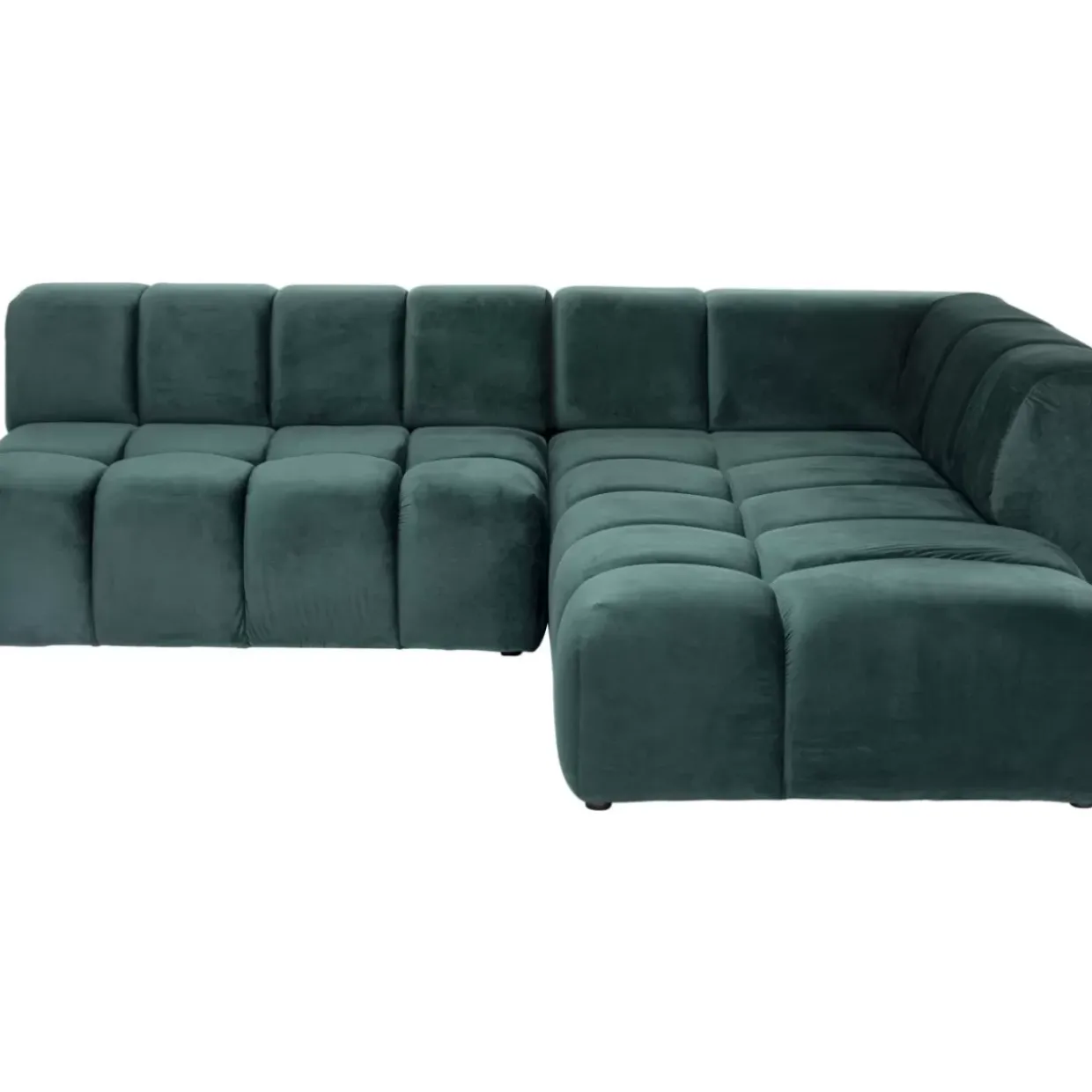 Ecksofa Belami Velvet Dunkelgrun Rechts 265Cm