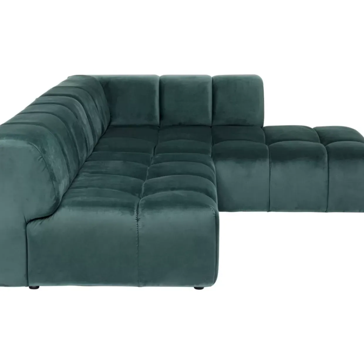 Ecksofa Belami Velvet Dunkelgrun Rechts 265Cm