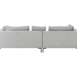 Ecksofa Gianni Cord Grau Links