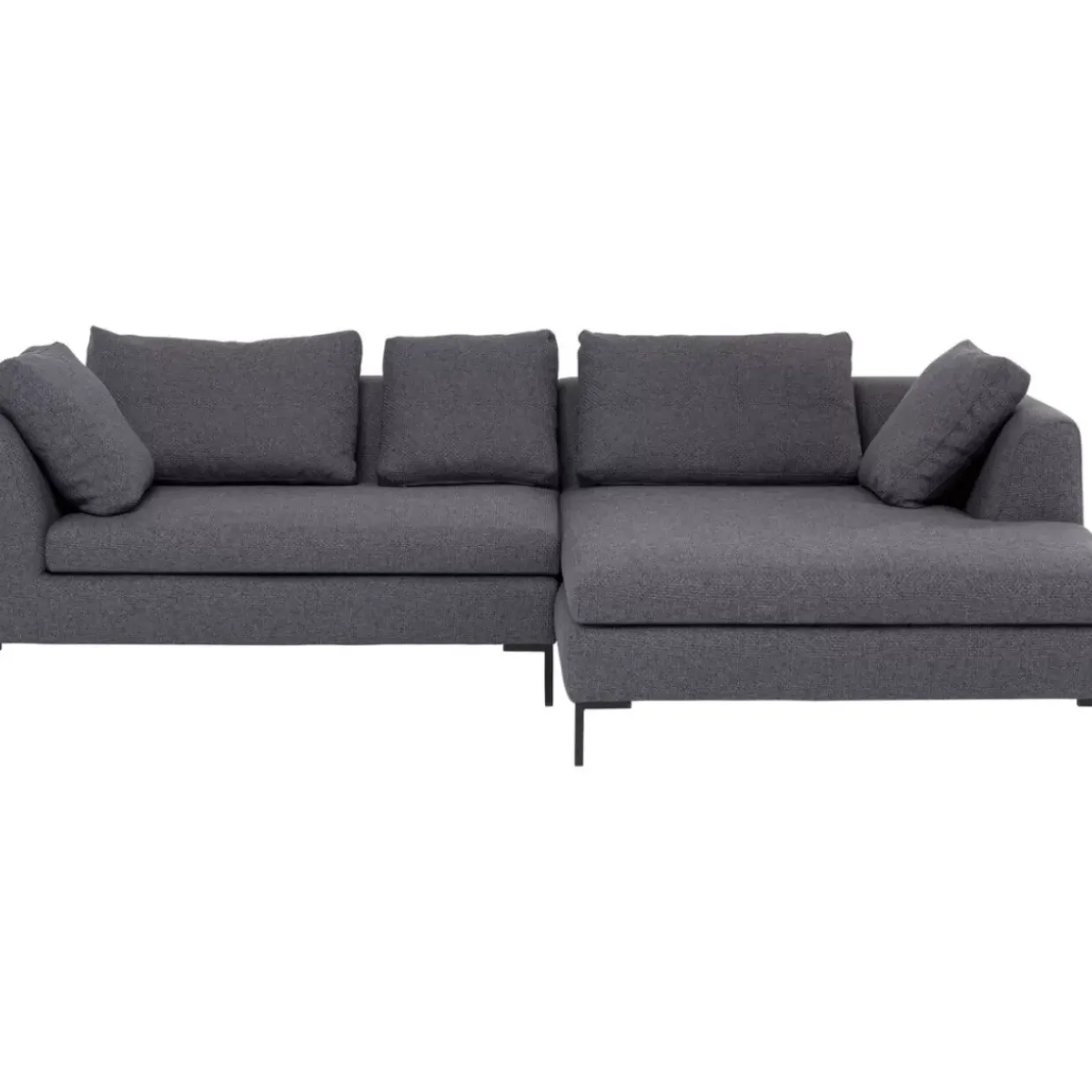 Ecksofa Gianni Dolce Dunkelgrau Rechts