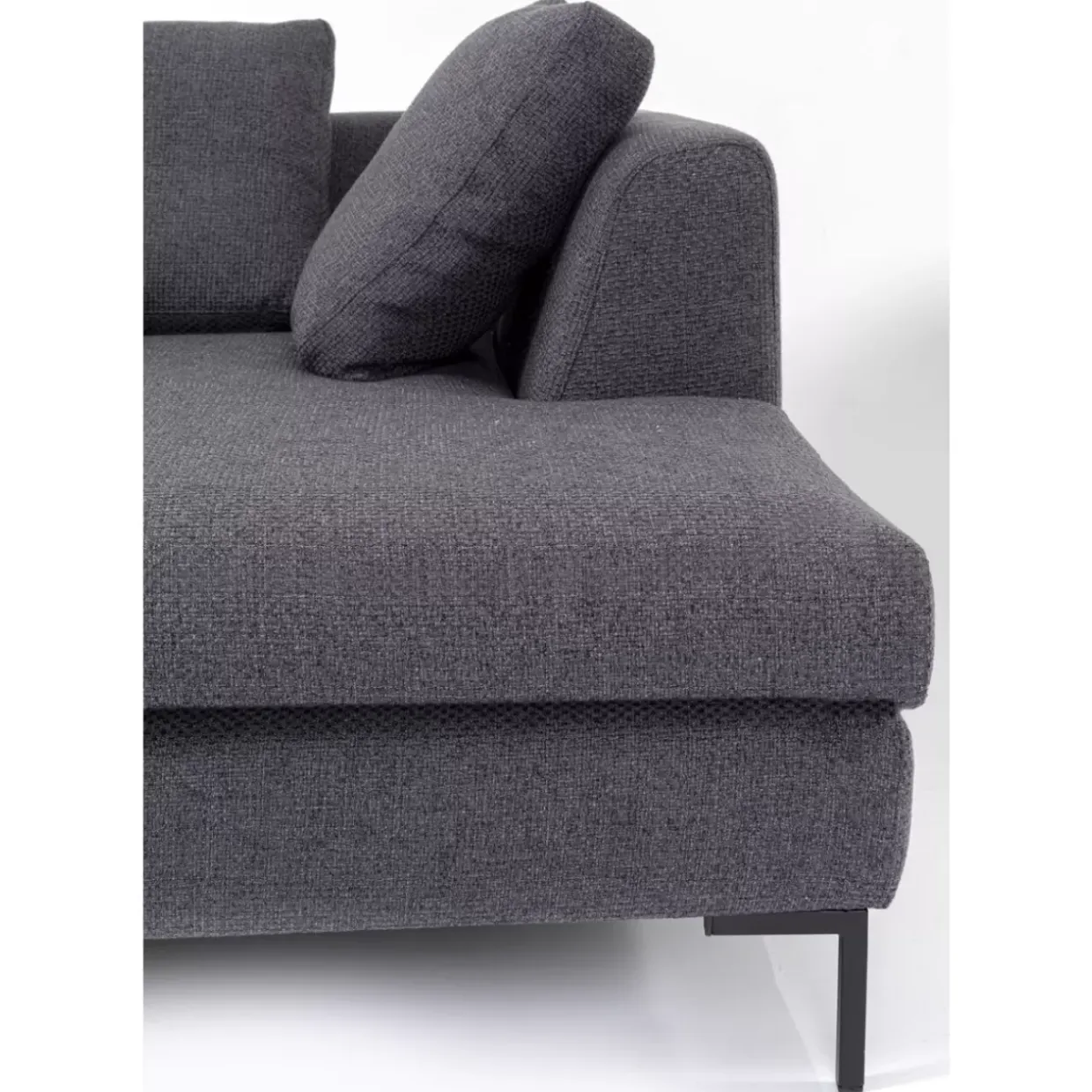 Ecksofa Gianni Dolce Dunkelgrau Rechts