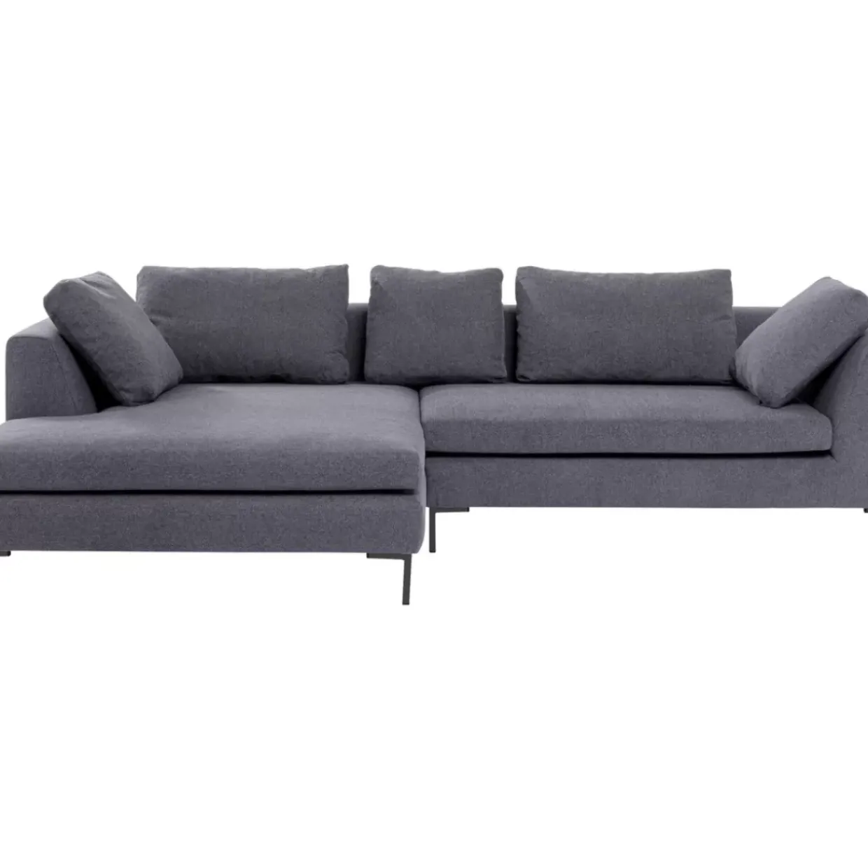Ecksofa Gianni Grau Links
