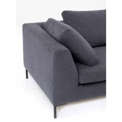 Ecksofa Gianni Grau Rechts