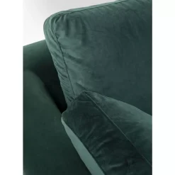 Ecksofa Gianni Small Velvet Dunkelgrun Rechts