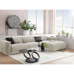 Ecksofa Henry Creme Rechts 285X170Cm
