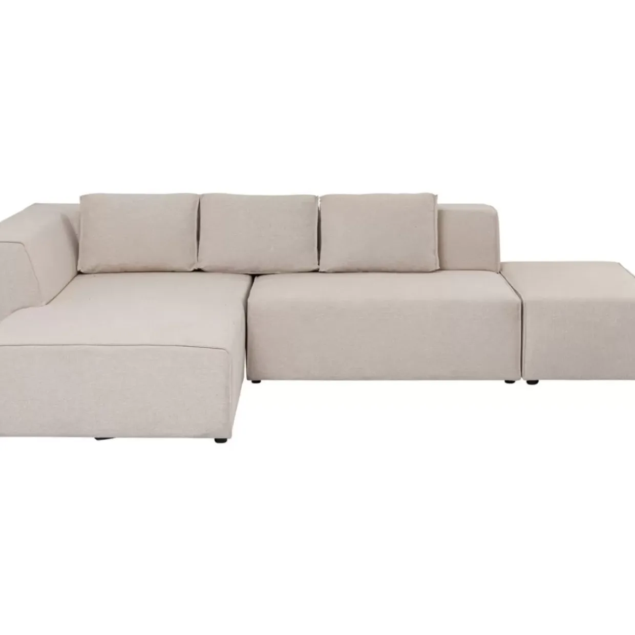 Ecksofa Infinity Ottomane Creme Links