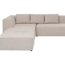 Ecksofa Infinity Ottomane Creme Links