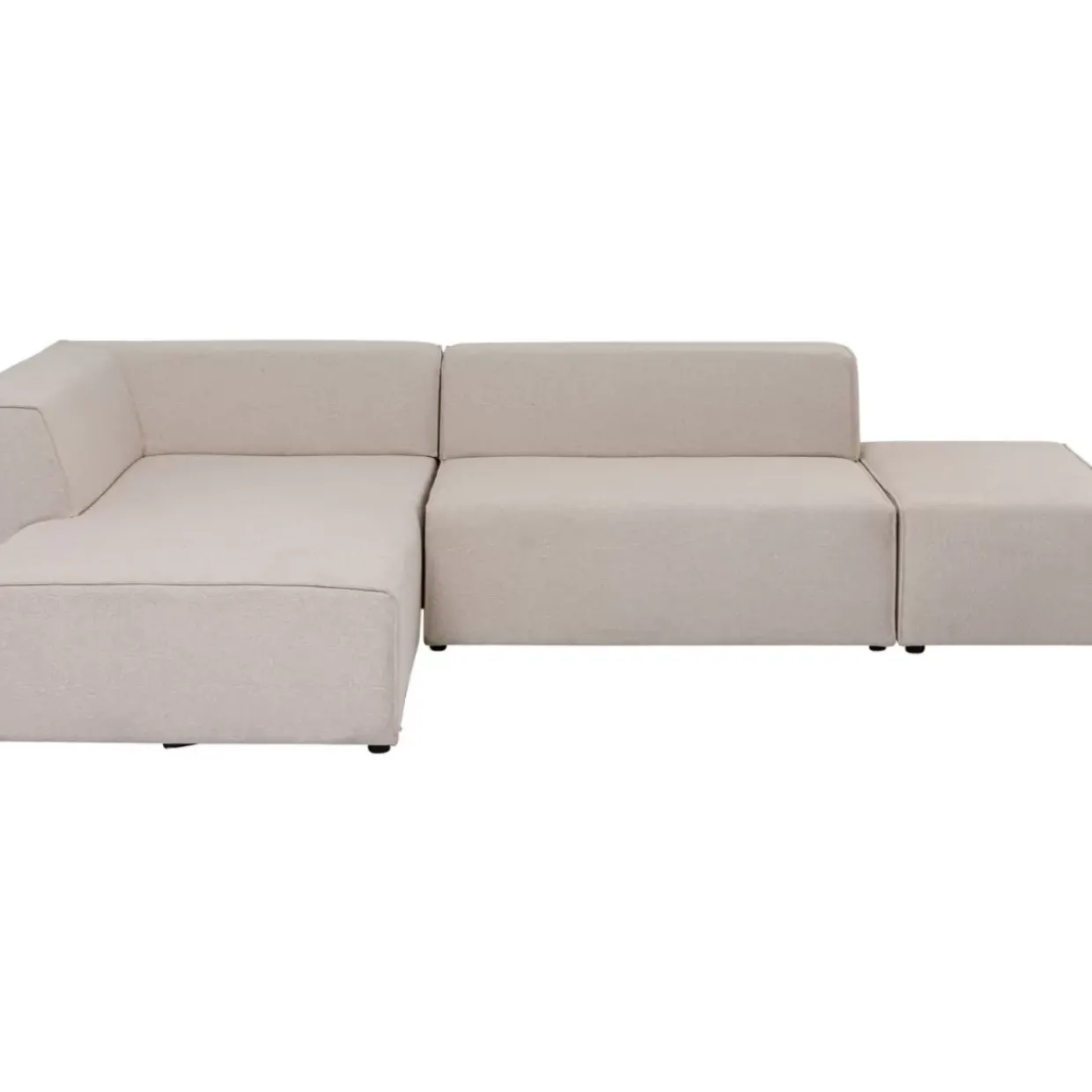 Ecksofa Infinity Ottomane Creme Links